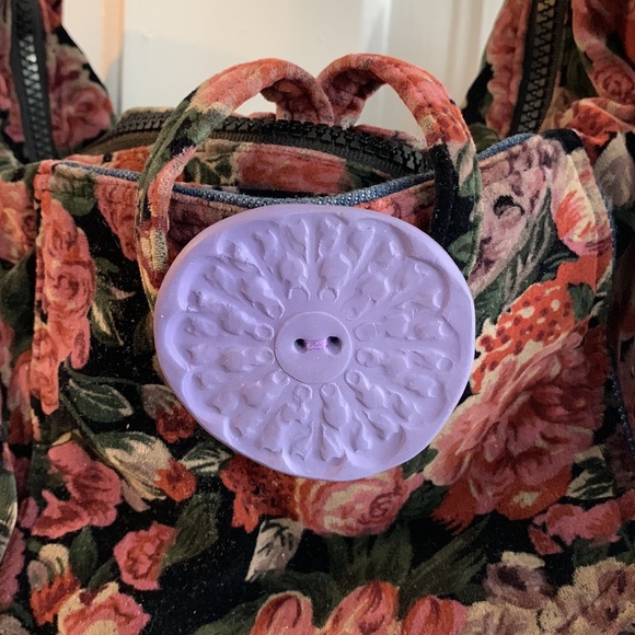 Floral Denim Shoulder Bag - Picture 2 of 12